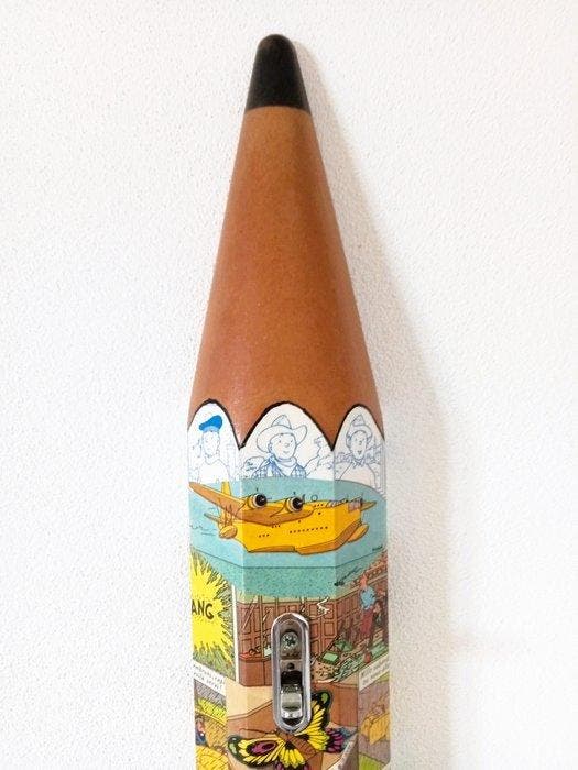 Pencil Maconi - Pop Art Tintin 1959 Milou, Maconi,, Antiquités & Art, Antiquités | Meubles | Chaises & Canapés