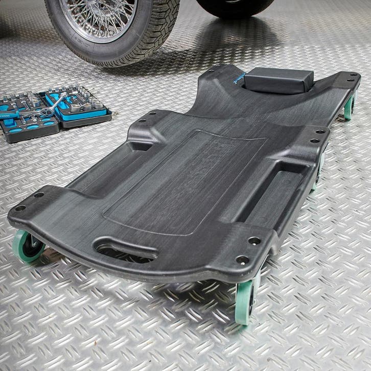 Datona Verrijdbare garage ligkar extra lang - Datona, Auto diversen, Autogereedschap, Ophalen of Verzenden