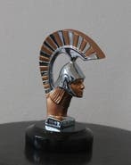 Mascotte - speciale spartan bronzen auto mascotte. - bronze