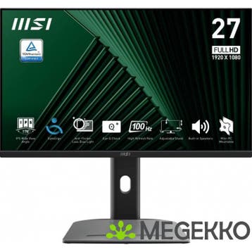MSI PRO MP275PG 27  Full HD 100Hz IPS monitor, Verzenden