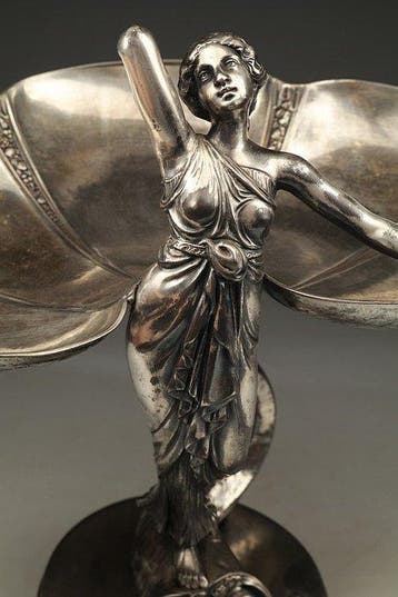WMF / Geislingen - Épergne - Plaqué(e) argent - Art nouveau