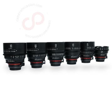 XEEN Cinema 6 Lenzen Set Bundel (Canon EF/Sony E) nr. 3484, Ophalen of Verzenden, Zo goed als nieuw