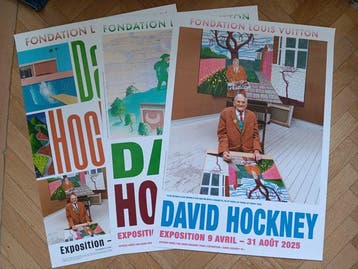David Hockney (after) - Trois affiches originales