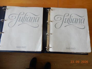 Nederland. Muntenalbum 2x Juliana 1948-1980 (Zonder