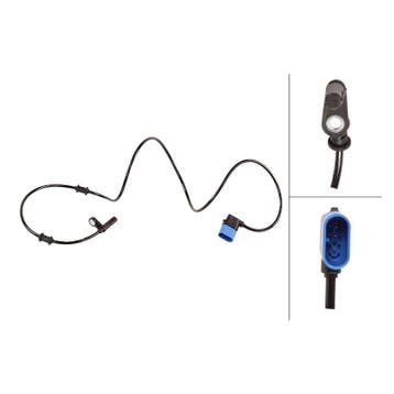 ABS-sensor Achteras Mercedes-Benz SL 63 AMG 2012-2019, Verzenden