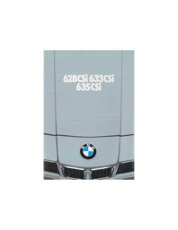 1980 BMW 6 SERIE BROCHURE NEDERLANDS, Nieuw