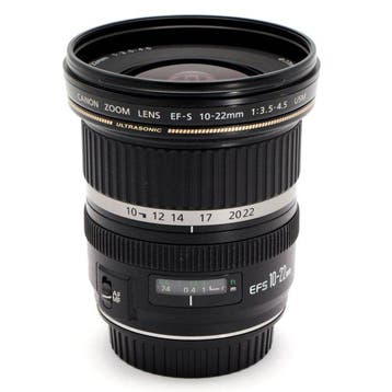 Canon EF-S 10-22mm f/3.4-4.5 USM zoomlens met Canon EW-83E, Nieuw