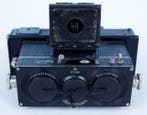 Rollei Heidoscop strero camera, case and Heidoplast stereo