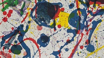 Sam Francis (1923-1994) - Poeme dans le ciel