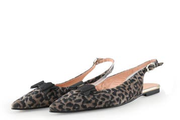 Floris van Bommel Slingbacks in maat 38 Bruin, Kleding | Dames, Schoenen, Bruin, Verzenden, Floris van Bommel, Zo goed als nieuw