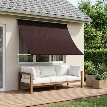 vidaXL Zonnescherm Bruin 250 x 150 cm, Tuin en Terras, Zonneschermen, Verzenden, Nieuw