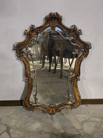 Miroir mural - Bois, Verre