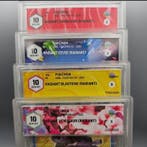 4 Graded card - Dracaufeu, Florizarre, Tortank, Eevee -