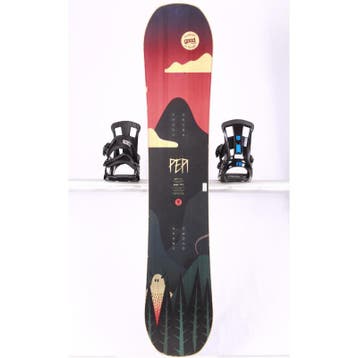 141 snowboard GOODBOARDS PEPI, Black/red, DOUBLE ROCKER, Verzenden