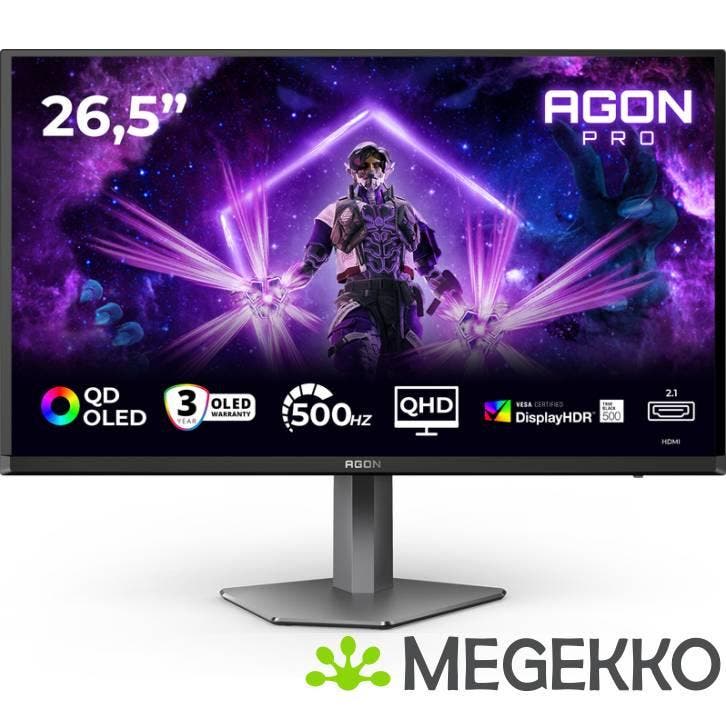 AOC AG276QKD2 27  QHD 500Hz OLED Monitor, Computers en Software, Overige Computers en Software, Nieuw, Verzenden