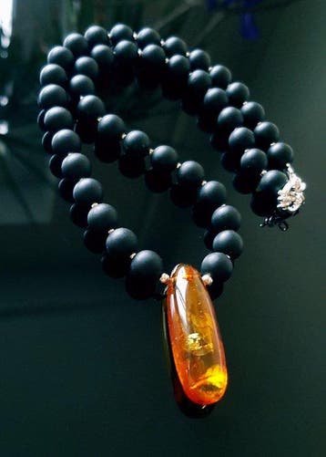 Amber Zeer zeldzame natuurlijke Baltische barnsteen ketting