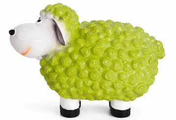 Groen schaapje - 15 cm, Verzenden