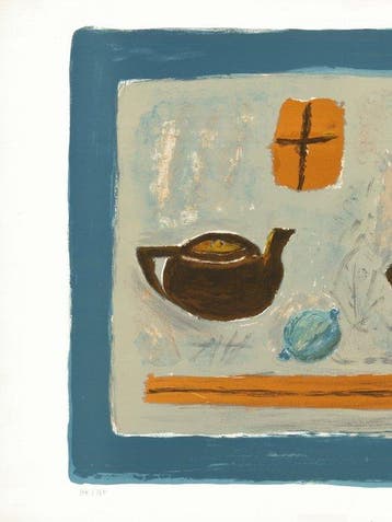 Henri Hayden (1883-1970) - Pot et théière, citron bleu