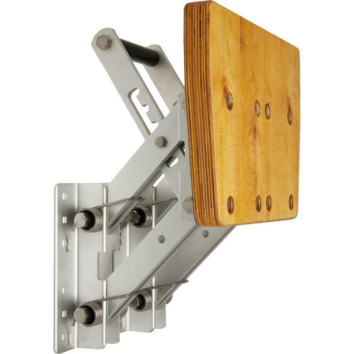 Buitenboordmotorstoel Tot 50kg Aluminium met Houten Plaat, Watersport en Boten, Accessoires en Onderhoud, Nieuw, Ophalen of Verzenden