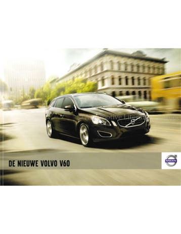 2011 VOLVO V60 BROCHURE NEDERLANDS, Nieuw