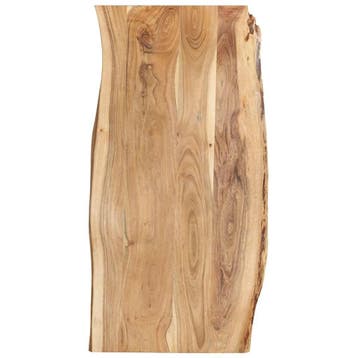 vidaXL Tafelblad 118x(50-60)x2,5 cm massief acaciahout, Verzenden