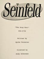 Seinfeld The Soup Nazy S7.E6 - Jerry Seinfeld, Jason, Nieuw