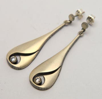 Zonder minimumprijs - Oorbellen 925 Zilver - Finland, Karl, Nieuw