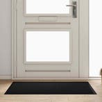 vidaXL Deurmat Zwart 60 x 40 x 1.2 cm Teddy Stof, Verzenden, Nieuw