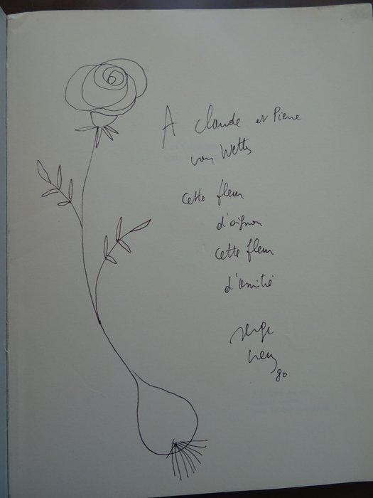 Norge / Dessins de Serge Creuz - Les Oignons sont en Fleur -, Antiquités & Art, Antiquités | Livres & Manuscrits