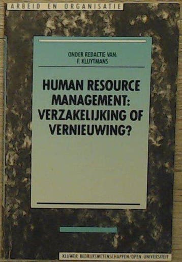 Human resource management / Arbeid en organisatie, Verzenden, Gelezen