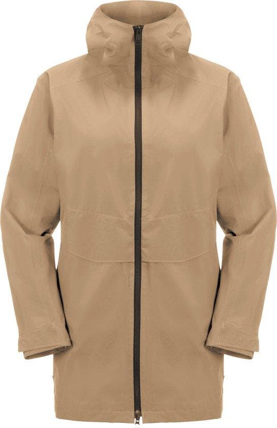 Jack Wolfskin MAINKAI LONG JKT W Dames Outdoorjas - sand..., Kleding | Dames, Jassen | Winter, Nieuw, Verzenden