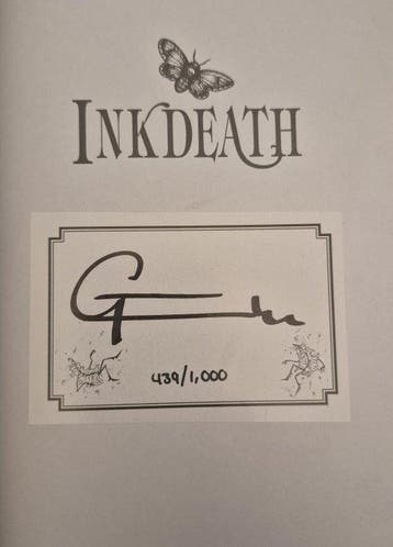 Cornelia Funke - Inkdeath (Signed and numbered limited ed) -