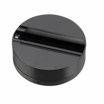 Luxar 3-Fase-Rail monopoint zwart, Verzenden, Nieuw, Metaal