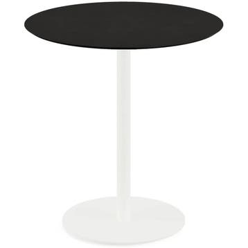 Inklapbare Tafel | URBAN | HPL/RVS | Zwart Blad | Wit Frame, Articles professionnels, Verzenden