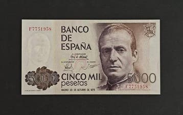 Spanje. - 5000 and 10.000 Pesetas - 1979/1985 - Pick 160 y