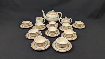 Grottaglie - Ceramica Trani - Koffieservies (23) -, Antiek en Kunst