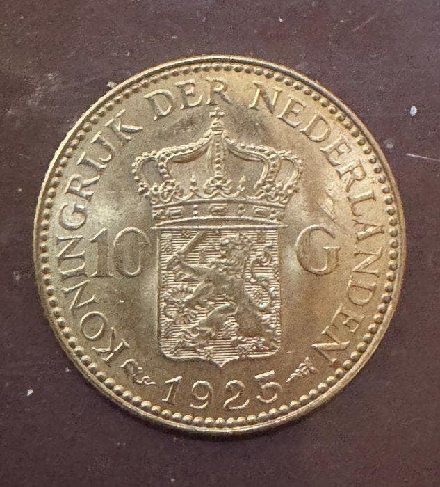 Nederland. Wilhelmina. 10 Gulden 1925, Postzegels en Munten, Munten | Nederland