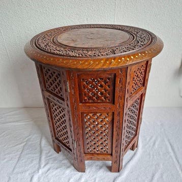 Hoshiarpur / Punjab stijl - Bijzettafel - Rosewood /
