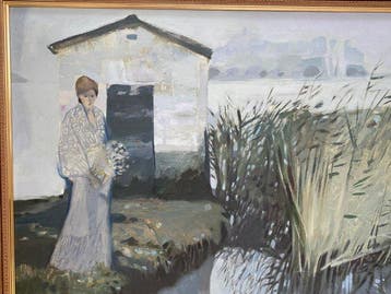 Rafael Griera (1934-2018) - Dama en el jardín