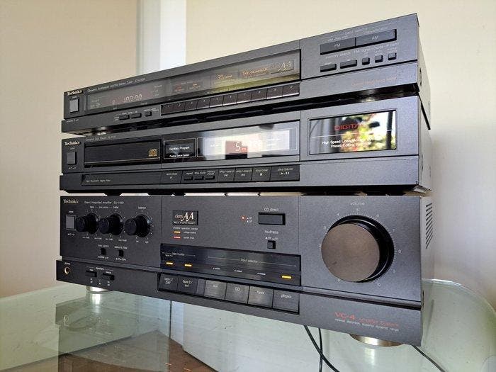 Technics - SU-V450 Stereo geïntegreerde versterker/SL-P111, Audio, Tv en Foto, Radio's