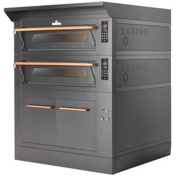 Modulaire Pizzaoven | VISOR | Zwart | Elektrisch | 9x Ø35cm, Verzenden