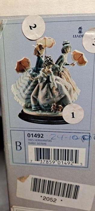 Lladró - sculptuur, Tres Hermanas - 35 cm - Porselein - 1986