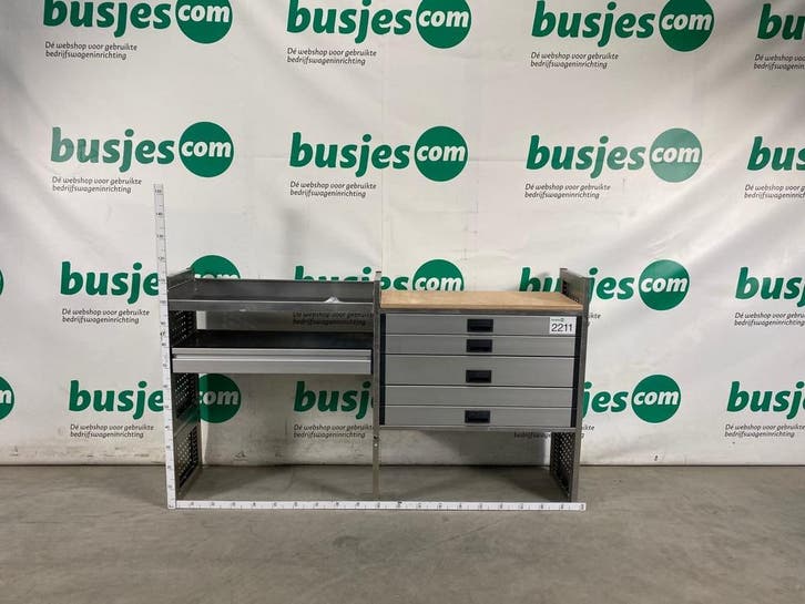 Aluca aluminium bedrijfswageninrichting gebruikt (nr 2211), Auto-onderdelen, Overige Auto-onderdelen, Gebruikt, Verzenden