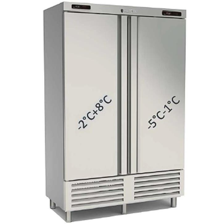 Viskoelkast | 1010L (2/1 GN) | RVS | -1°C/-5°C & -2°C/+8°C, Zakelijke goederen, Horeca | Keukenapparatuur, Nieuw in verpakking