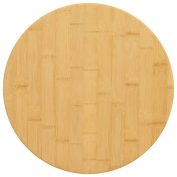 vidaXL Tafelblad Ø 50x1,5 cm bamboe, Verzenden