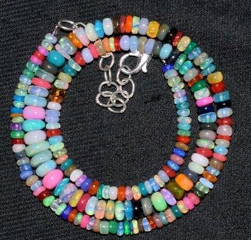 Opaal Multicolor natuurlijk mineraal- 9 g - (1)