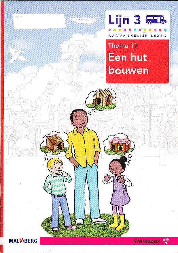 Lijn 3 Werkboek thema 11*** Een hut bouwen (per stuk), Livres, Livres scolaires, Envoi