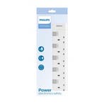 2dekans | Philips Verlengsnoer – 5-voudig Stopcontact – 3, Computers en Software, Overige Computers en Software, Ophalen of Verzenden