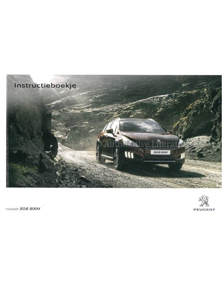 2012 PEUGEOT 508 RXH INSTRUCTIEBOEKJE NEDERLANDS, Auto diversen, Handleidingen en Instructieboekjes