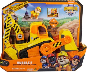 Rubble &amp; Crew - Blafwerf Bulldozer met lichten, geluiden, Verzenden